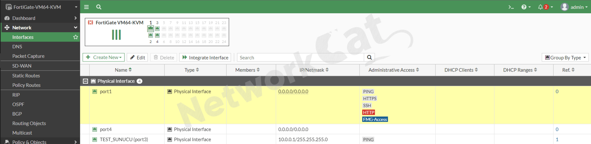 Fortigate Interface Migrate Öğrenmek ve Öğretmek